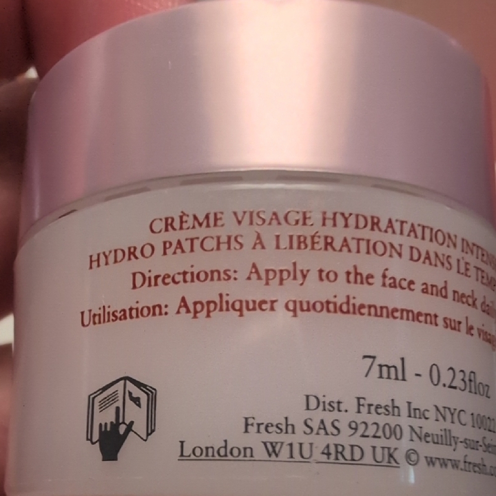 Fresh Rose Deep Hydration Face Cream - Pink NEW WITH TAG - Picture 2 of 6